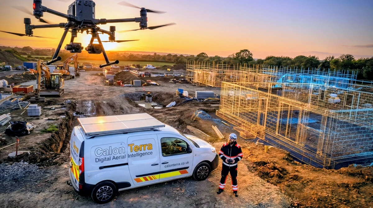 CalonTerra Digital Twin Drone Surveying Technology